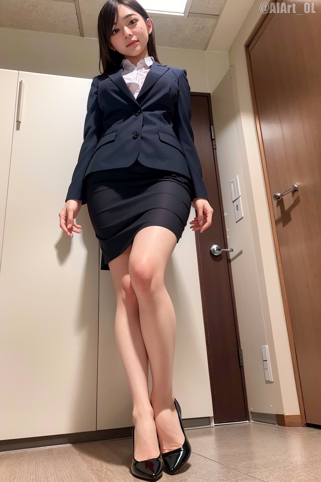 素敵なおみ足OLさん