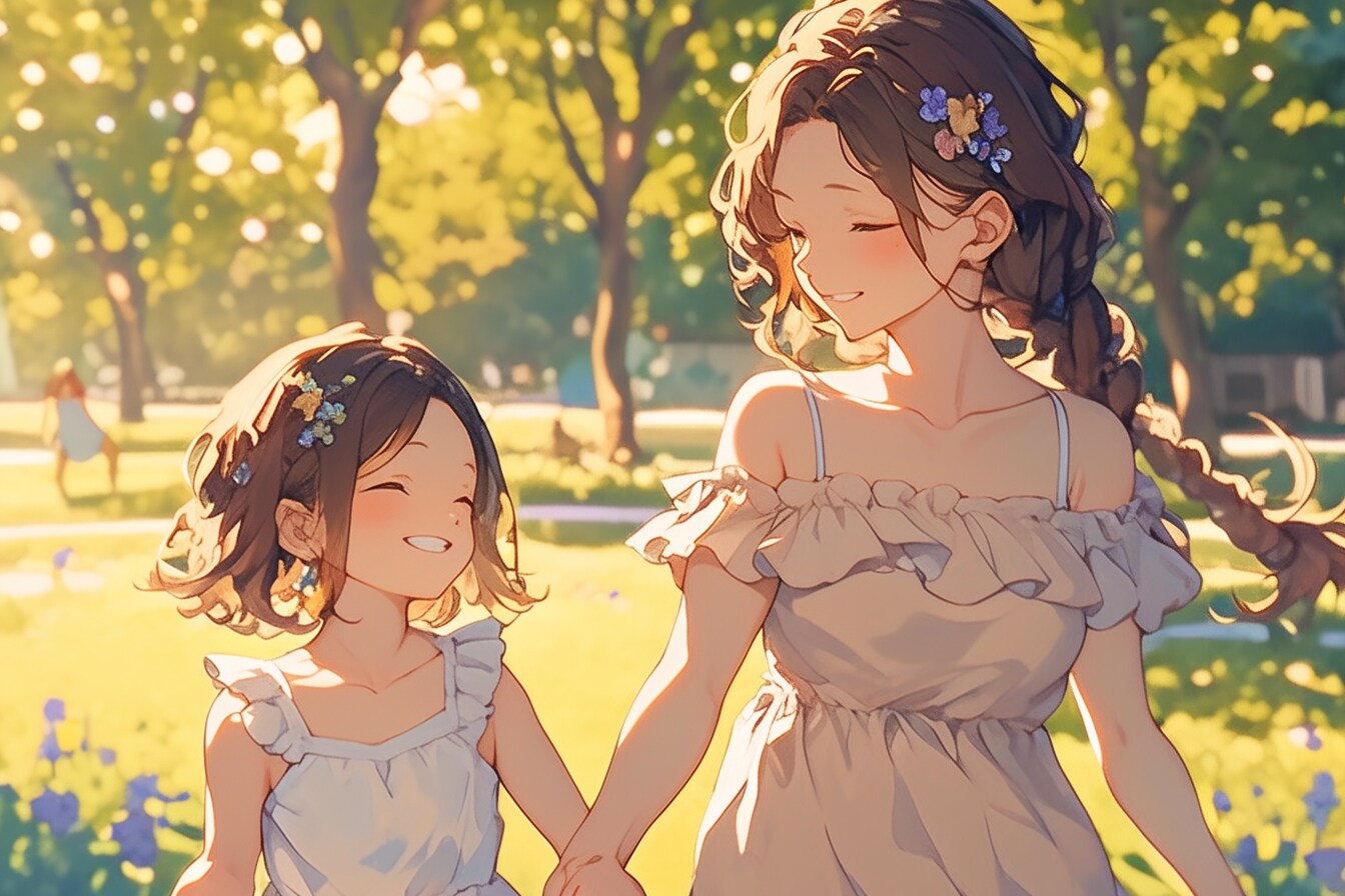 母と娘27 | の人気AIイラスト・グラビア