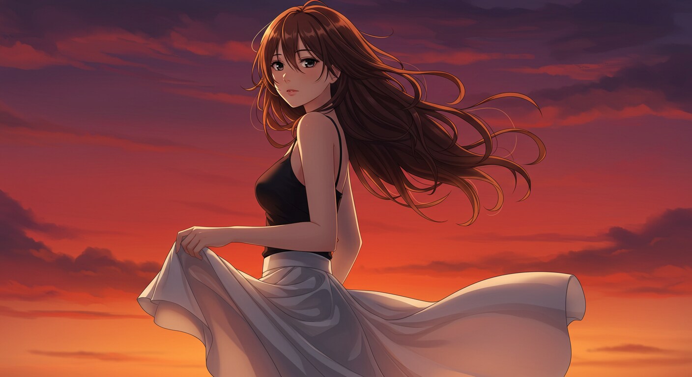 真っ赤な夕陽 | の人気AIイラスト・グラビア