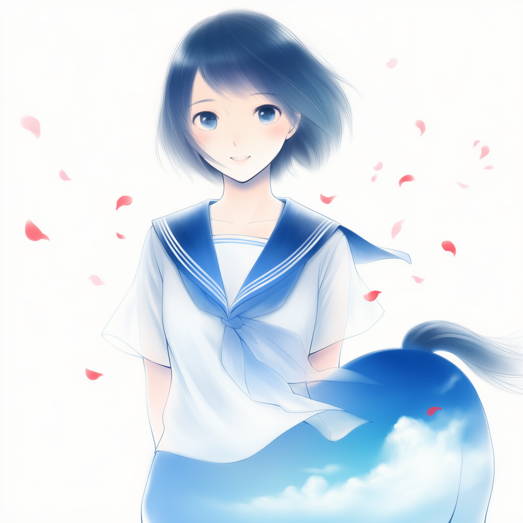 女ケンタウロスにセーラー服着せてみた・・・