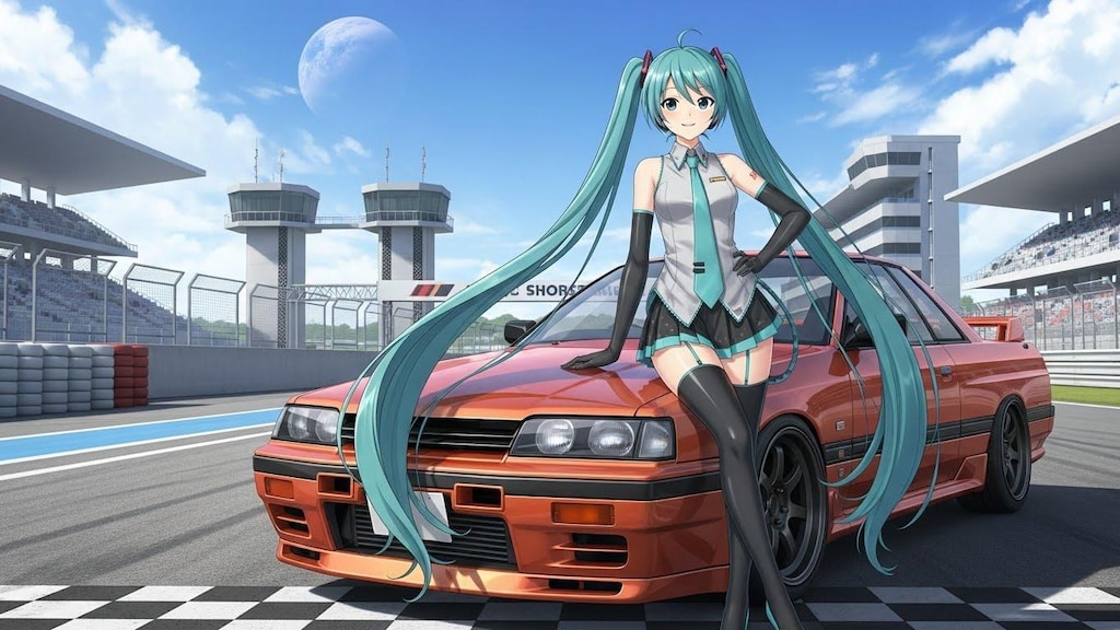 初音ミクとR31GT-SR