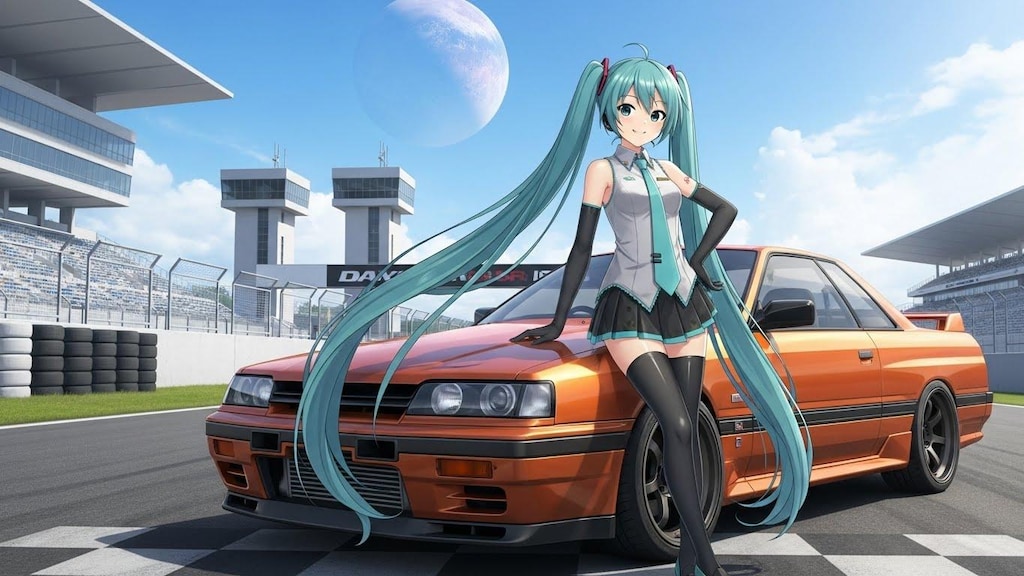 初音ミクとR31GT-SR
