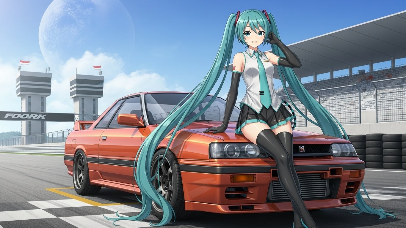 初音ミクとR31GT-SR | の人気AIイラスト・グラビア