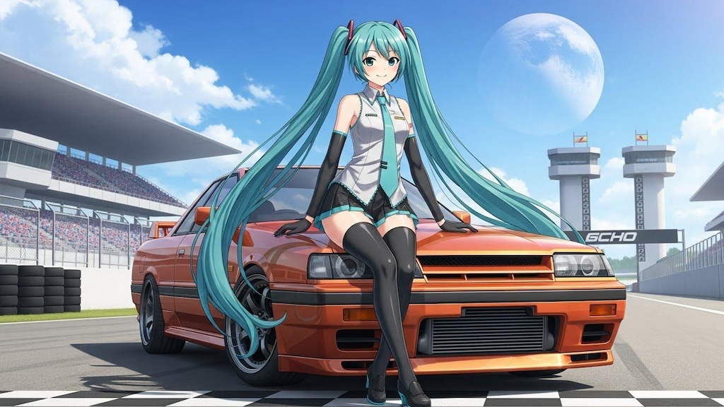 初音ミクとR31GT-SR