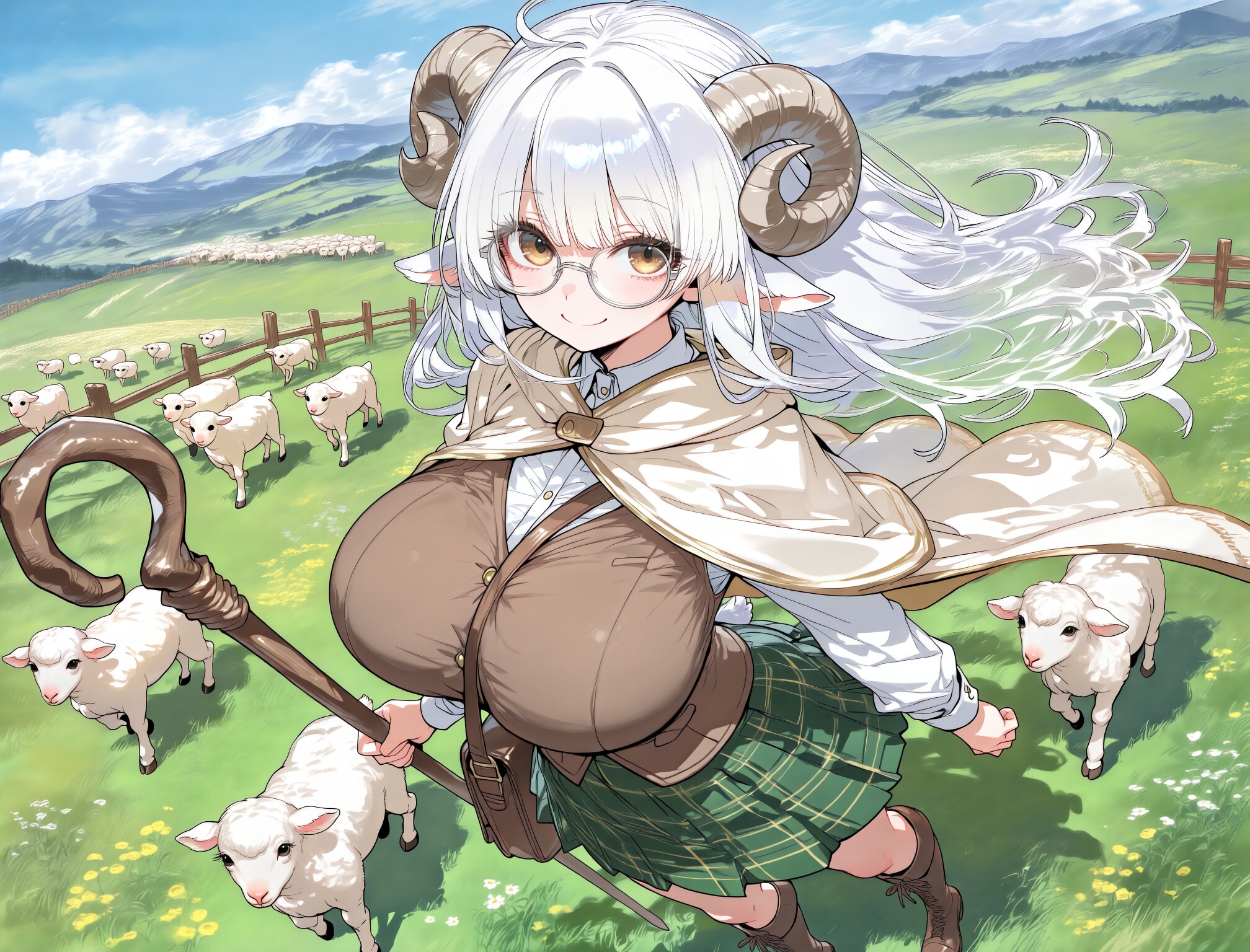 羊飼いの羊娘ちゃん