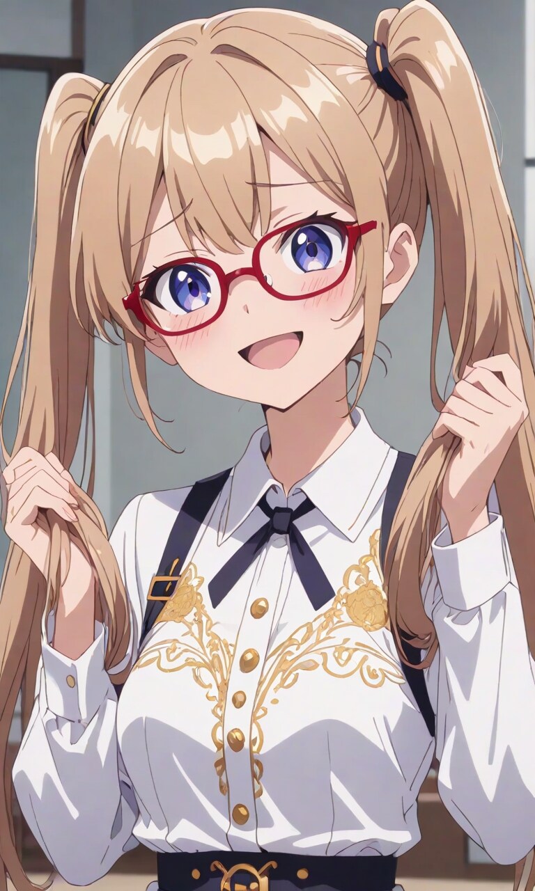 手ツインテ | の人気AIイラスト・グラビア