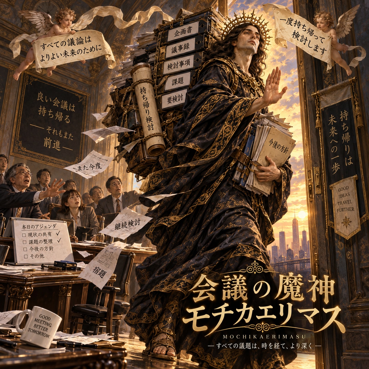 会議の魔神　モチカエリマス | の人気AIイラスト・グラビア