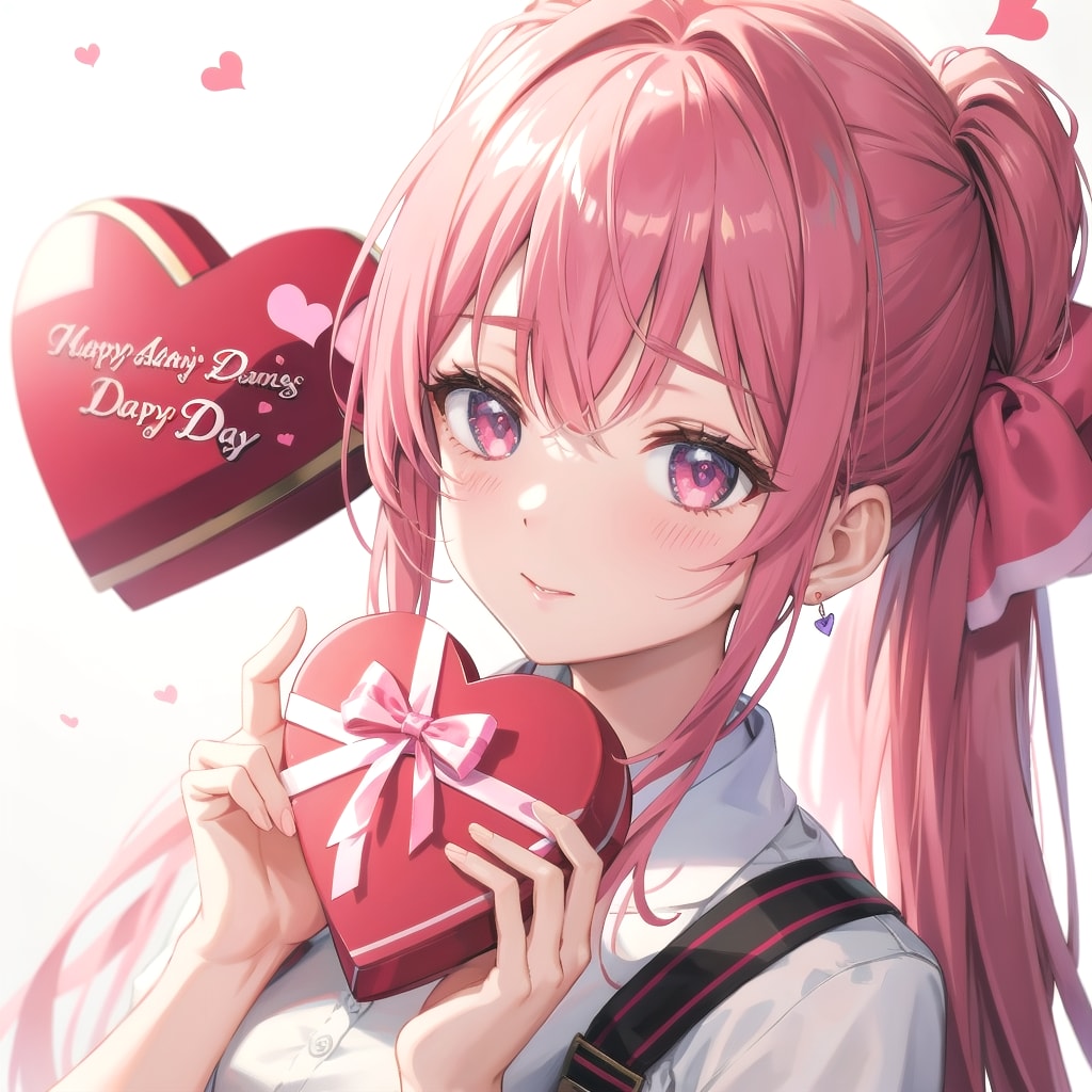 ユーザー企画【バレンタインデー】簡単呪文で生成してみました | の人気AIイラスト・グラビア