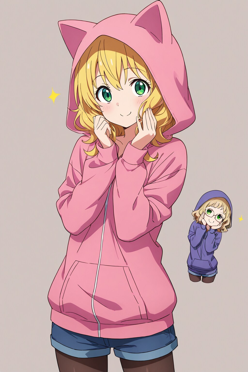 ネコ耳フード