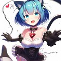 猫耳を付けたレム（その6） 3枚目