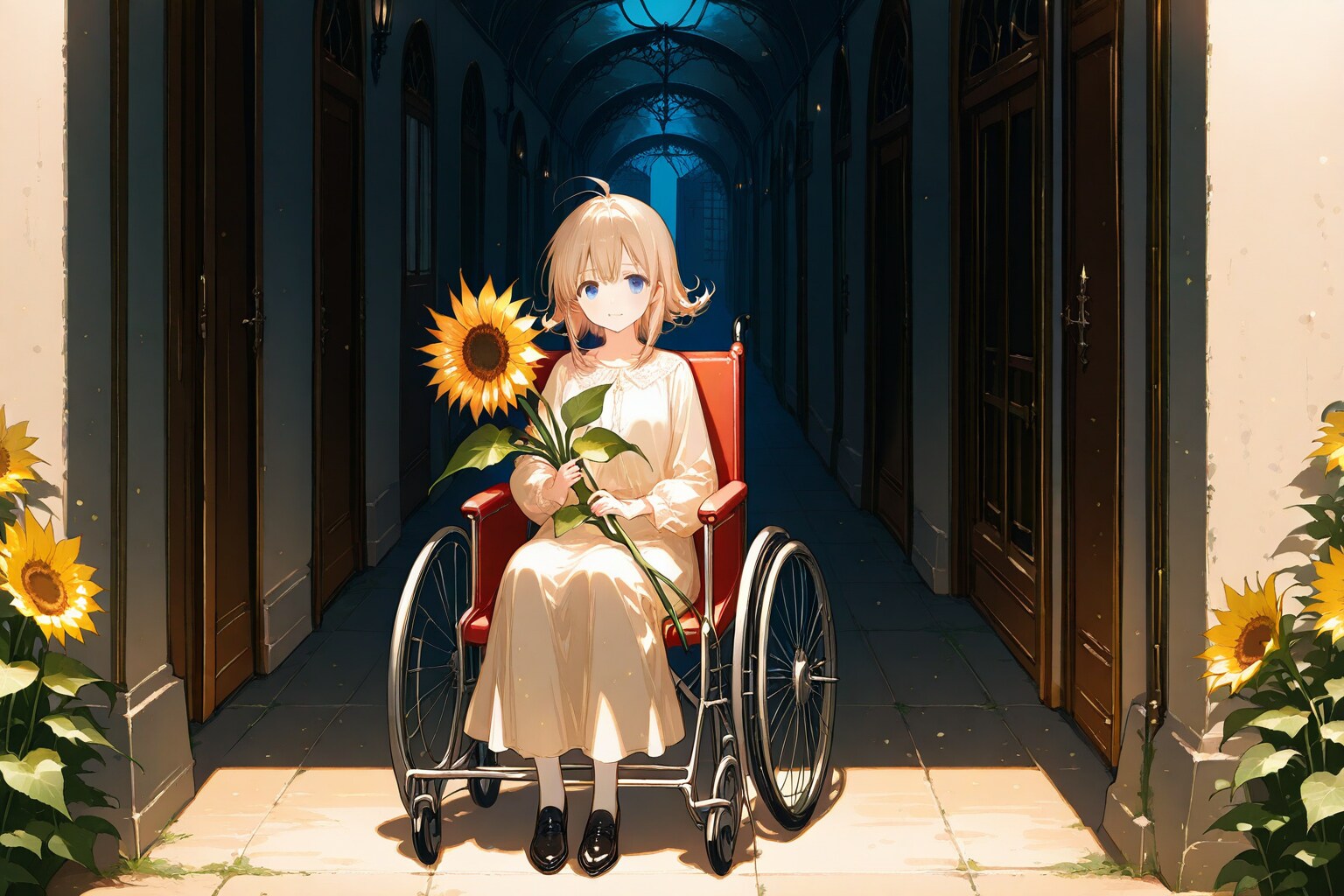 向日葵の少女2 | の人気AIイラスト・グラビア