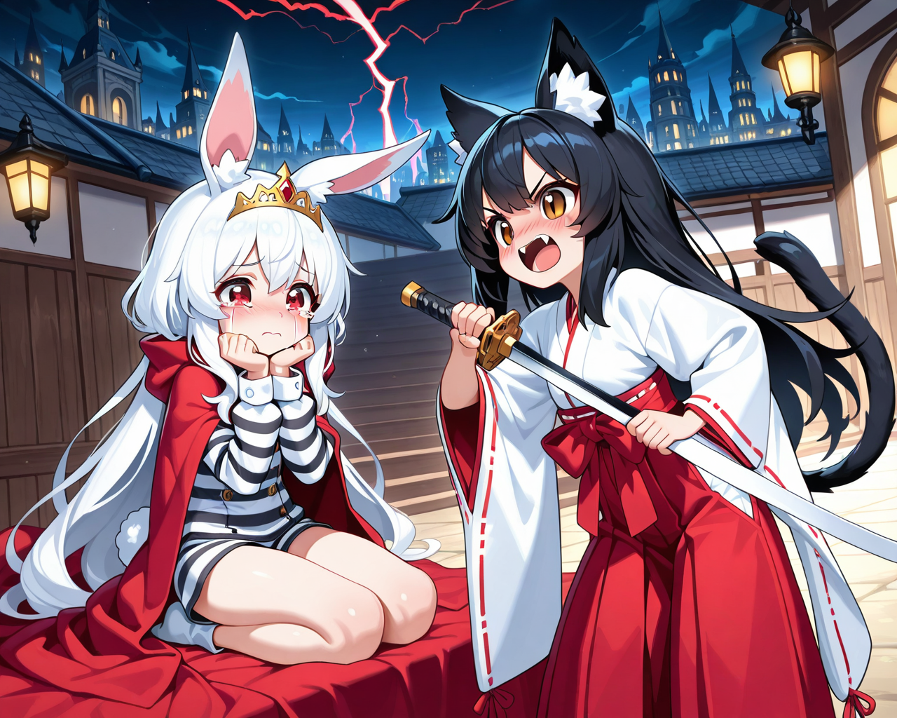 東の国の勇者さくらちゃんに討伐される、ちちぷい帝国悪代官！！ | の人気AIイラスト・グラビア