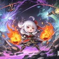 燃える街での戦い 7枚目