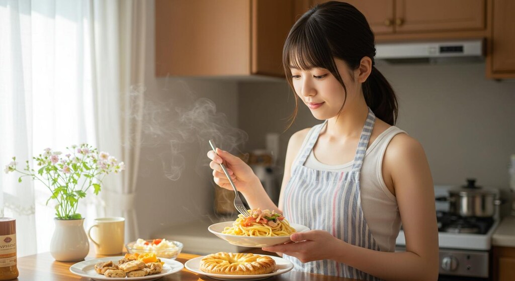 おっ、今日はスパゲッティだね。