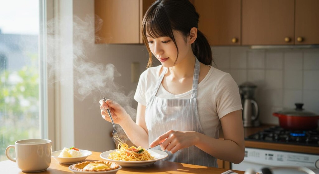 おっ、今日はスパゲッティだね。