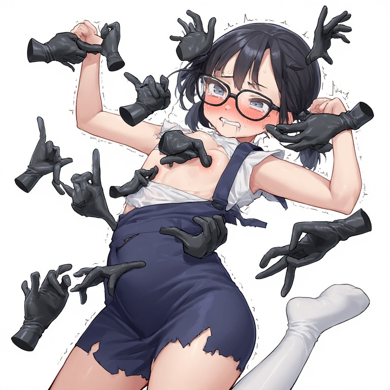紳士ハンドとジャンパースカート
