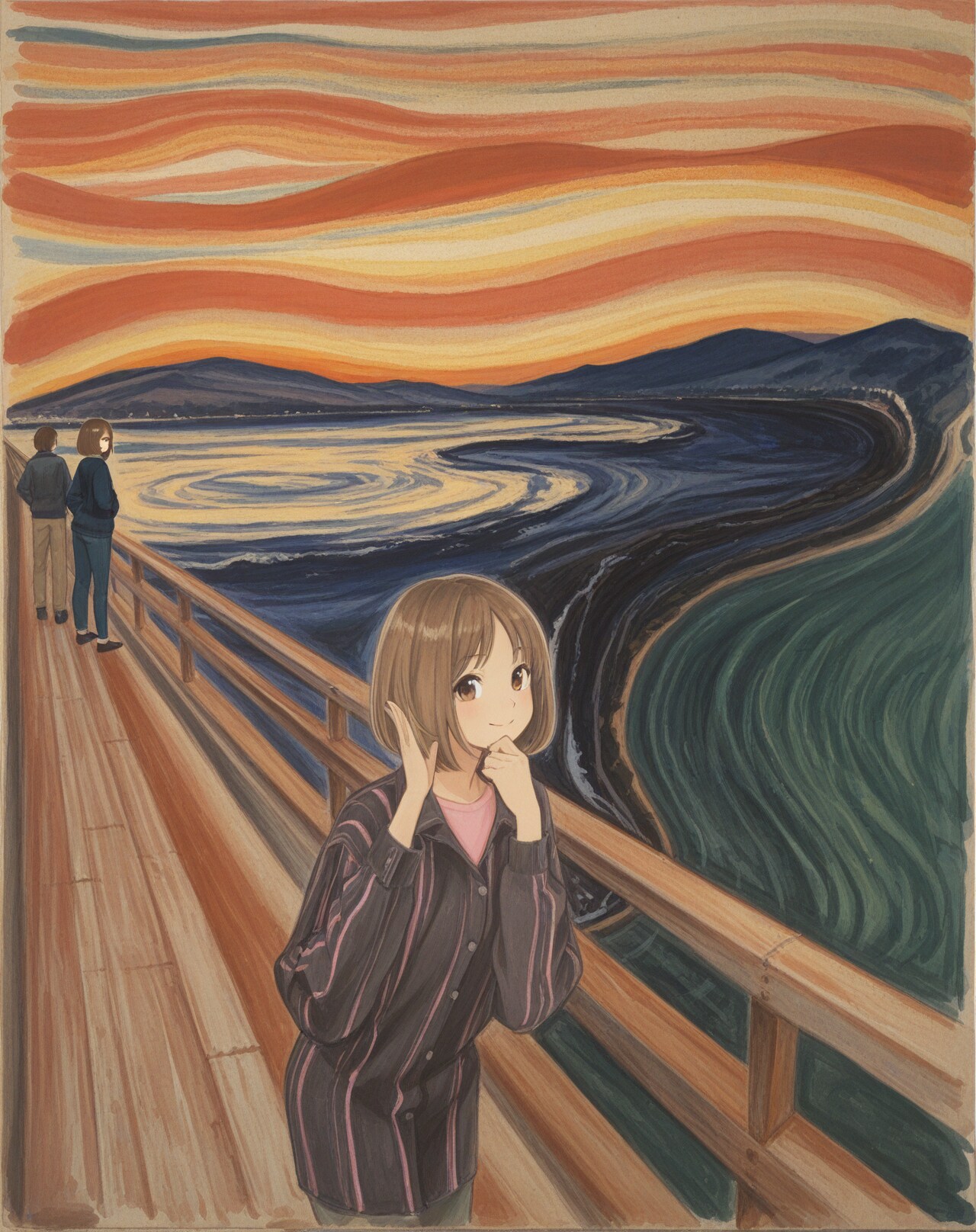 名画「叫ぶ？」 | の人気AIイラスト・グラビア