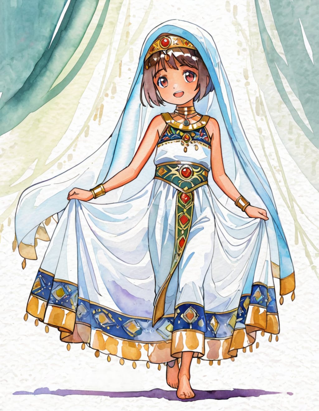 水彩（アラビア風）