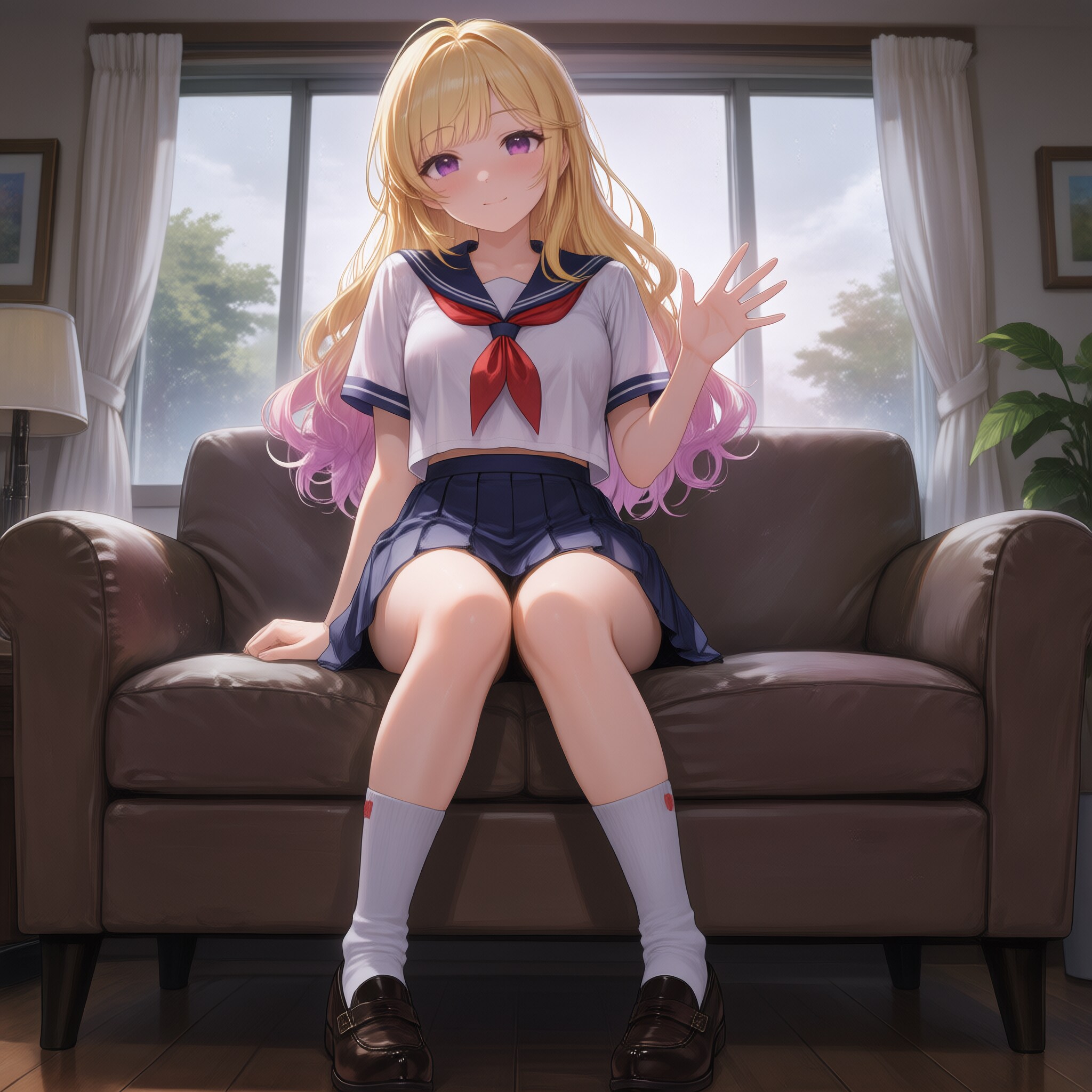 制服りあちゃん | の人気AIイラスト・グラビア