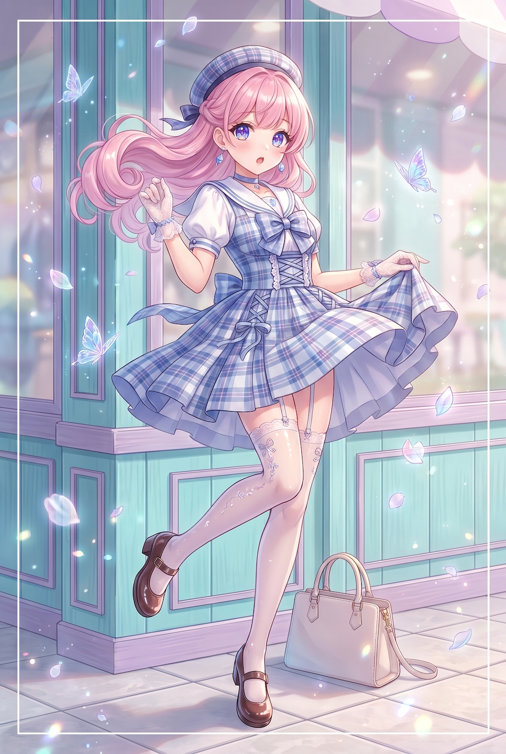 七月夢幻の碧格子