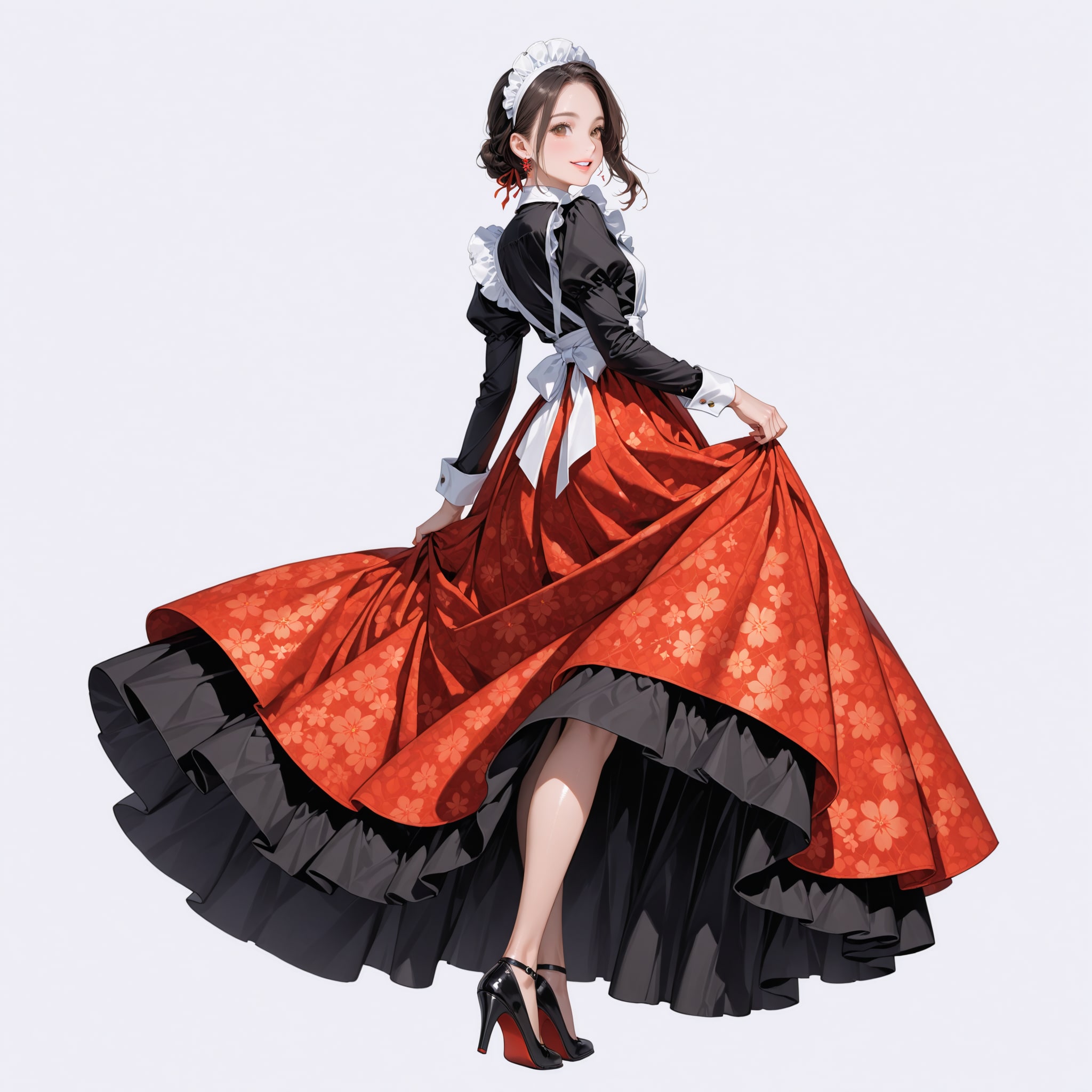 見返りメイド | の人気AIイラスト・グラビア