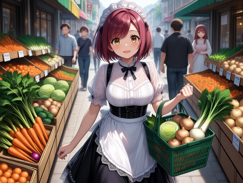こんばんは（挨拶メイドの芽衣ちゃん）