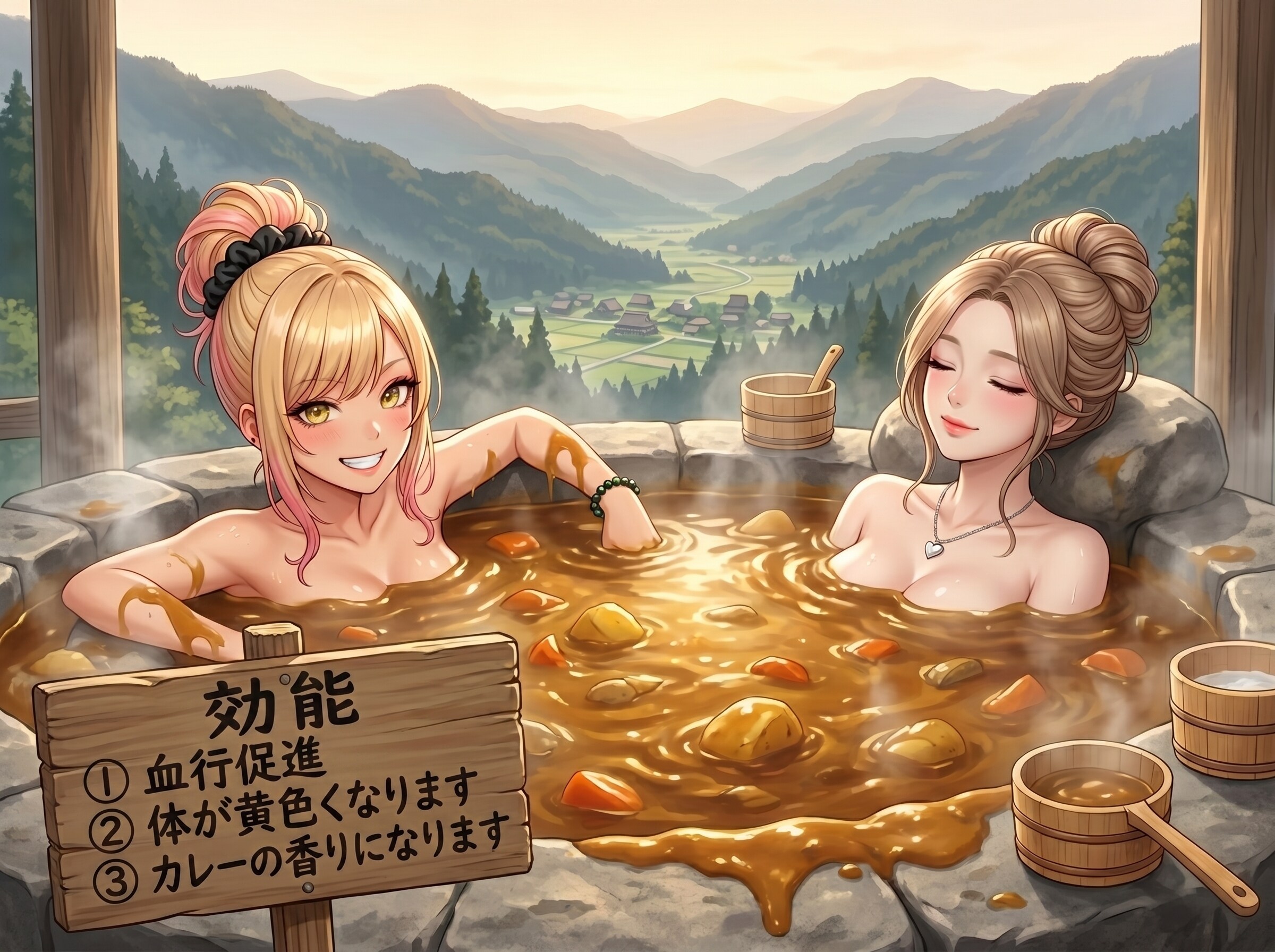 カレー温泉