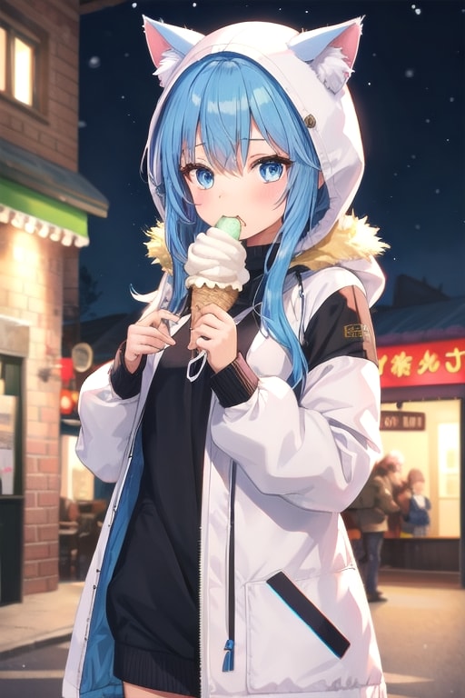 あいすもぐもぐ | の人気AIイラスト・グラビア