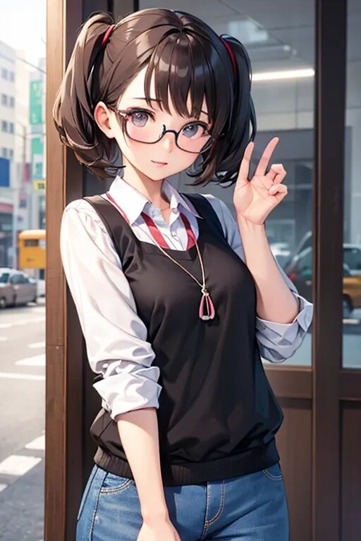 積極的な眼鏡っ娘