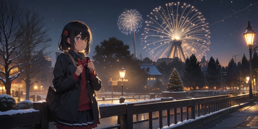 Christmas at the Amusement Park