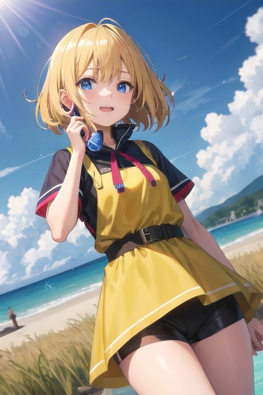 黄色い彼女 | の人気AIイラスト・グラビア