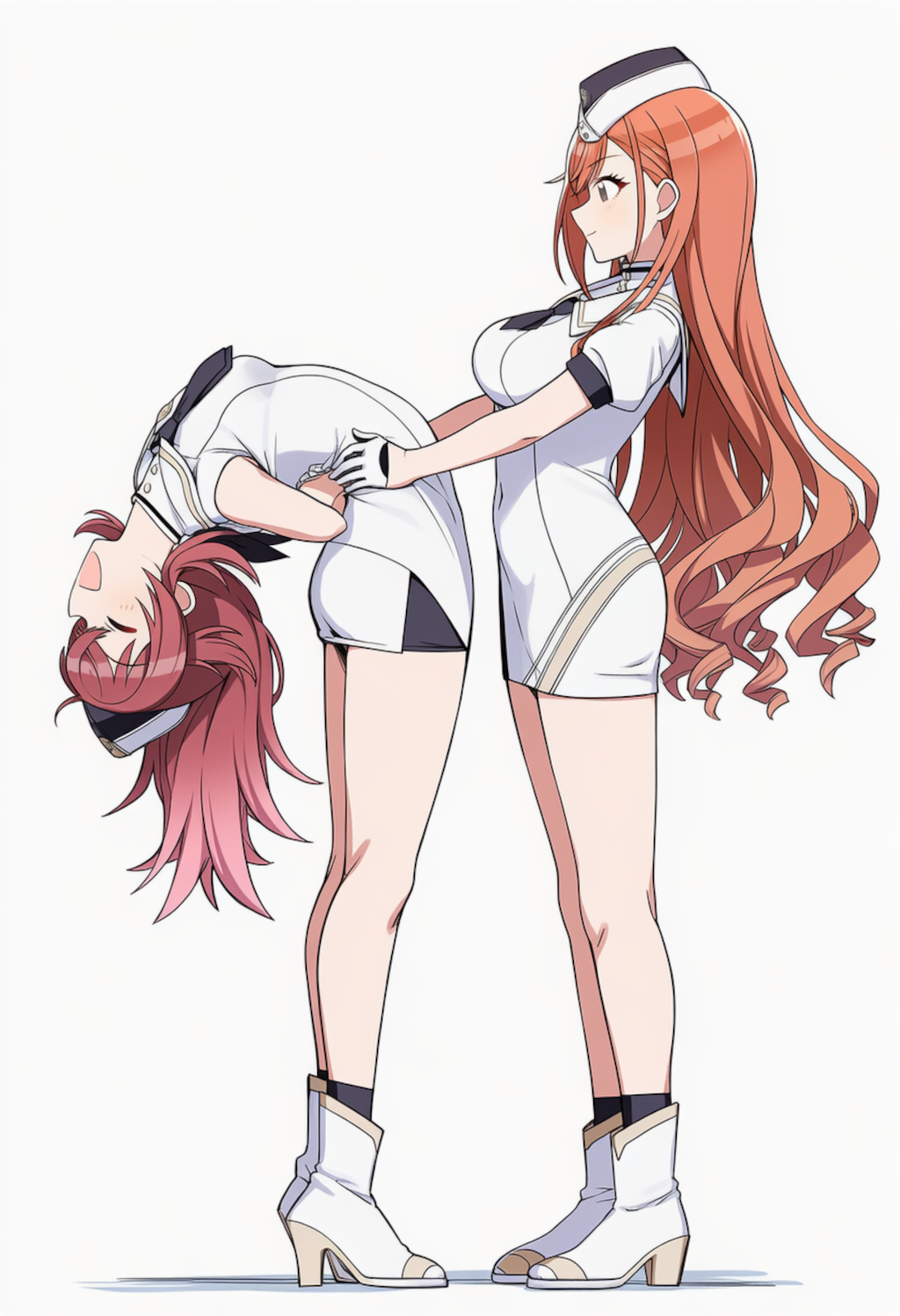 ブルアカオペレーター服　後ろ反り55