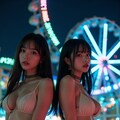夜の遊園地3 8枚目