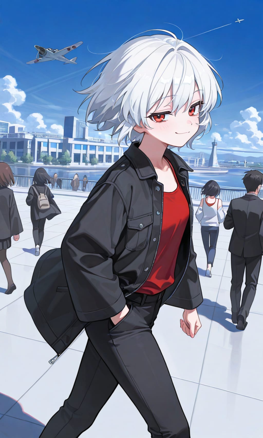 カッコよくエンディングに入るうちの子