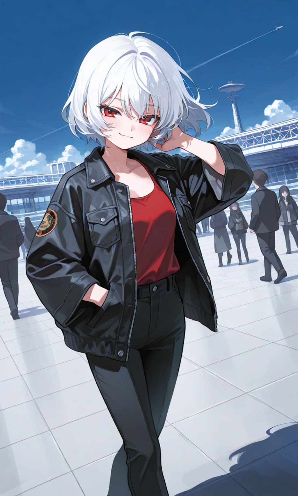 カッコよくエンディングに入るうちの子