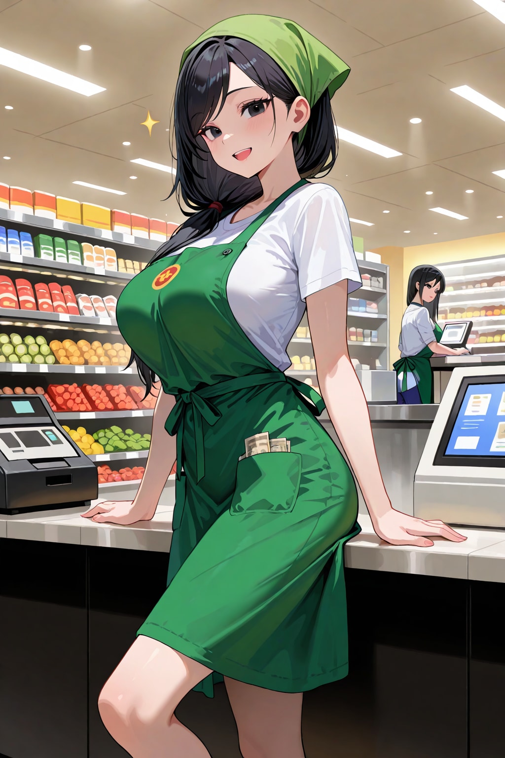 鈴音さんパート中