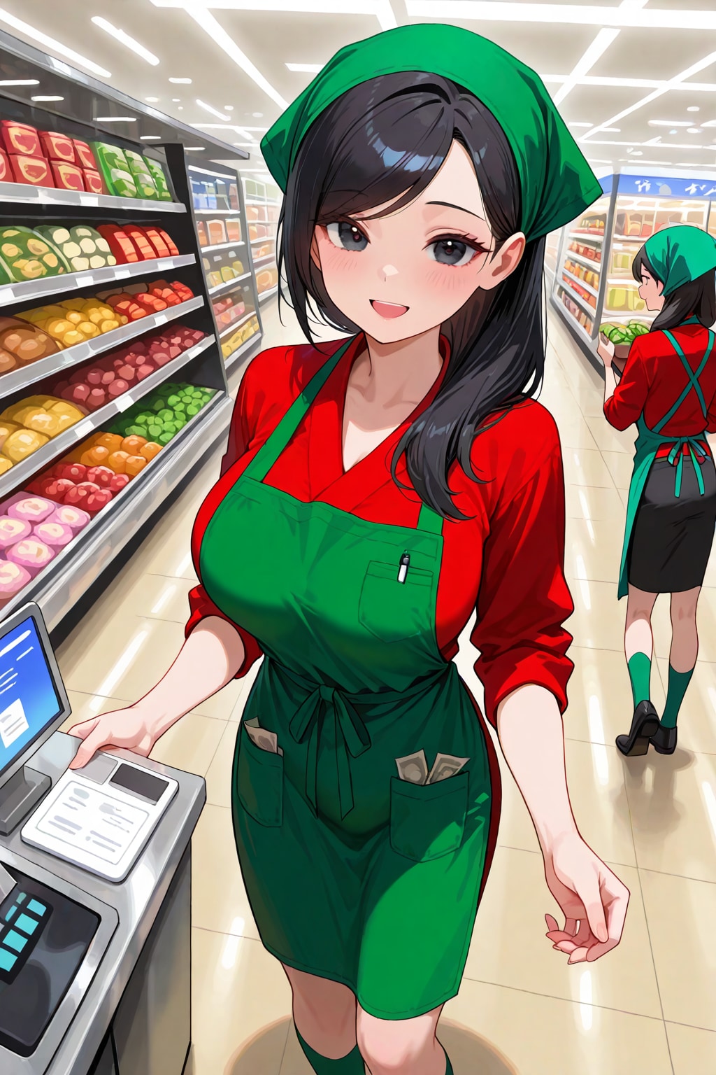 鈴音さんパート中
