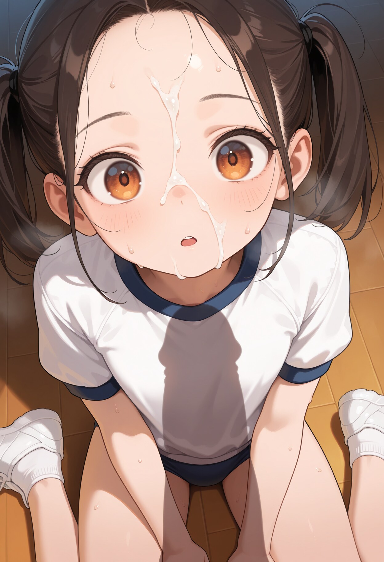 白いの、ほんとに出ちゃうんだ……すごい……