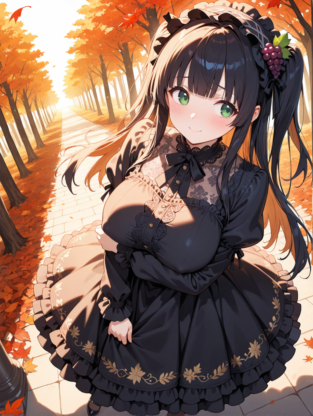 秋ロリータ🍇：ブドウちゃんR15