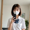 裏垢風パンツ見せ自撮り 4枚目
