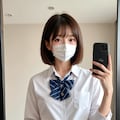 裏垢風パンツ見せ自撮り 9枚目