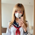 裏垢風パンツ見せ自撮り 6枚目
