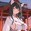 猫耳の巫女さん 2枚目