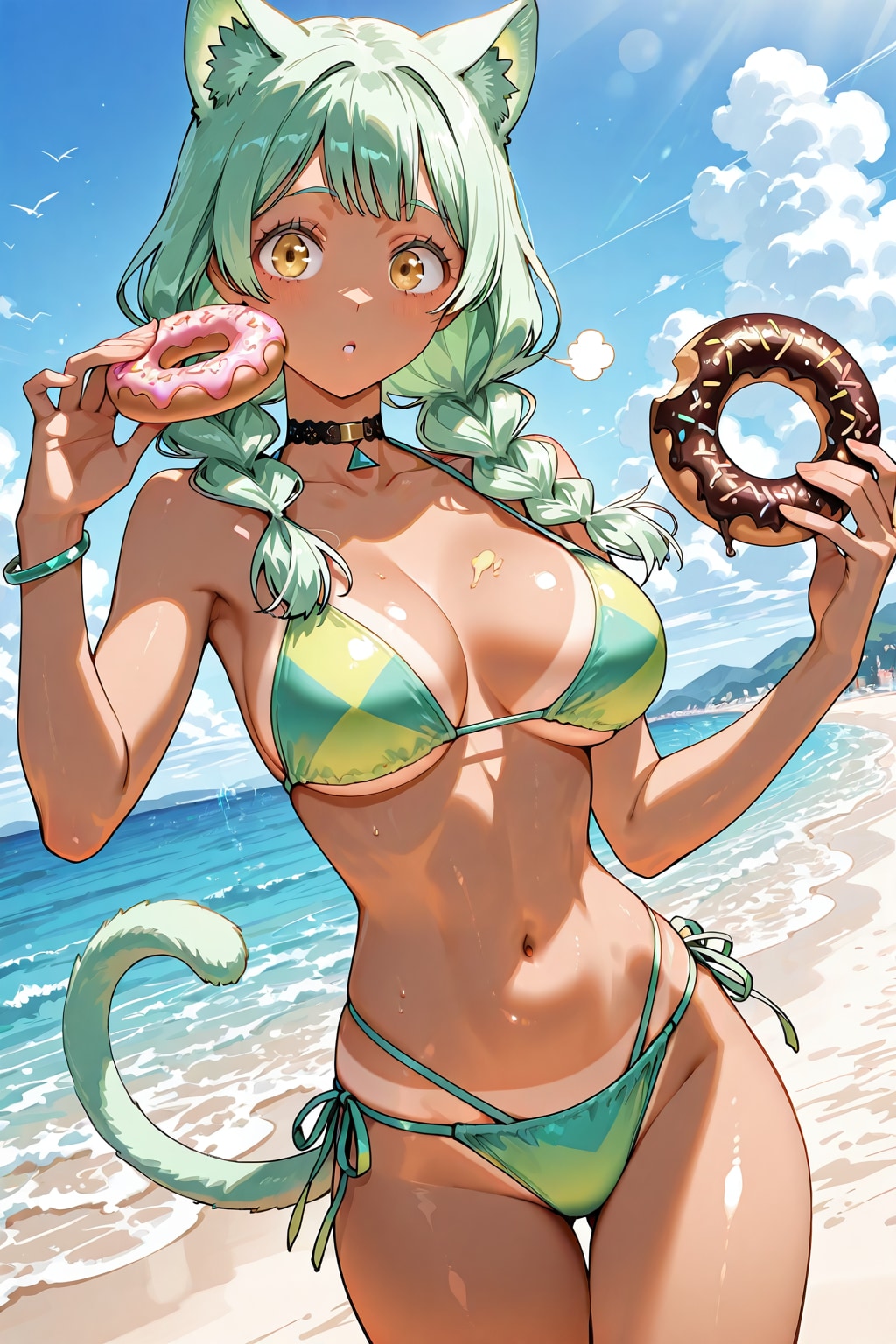食べる用のドーナツ