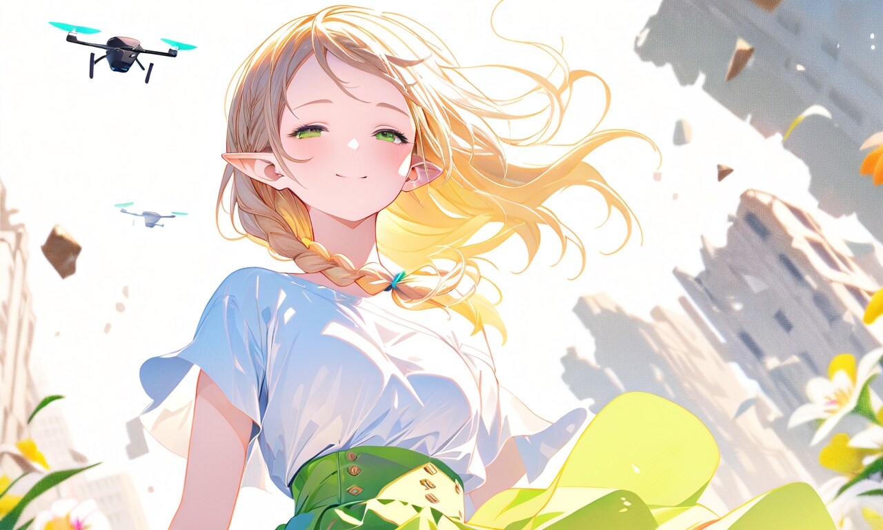 エリー49 in フラットランド | の人気AIイラスト・グラビア