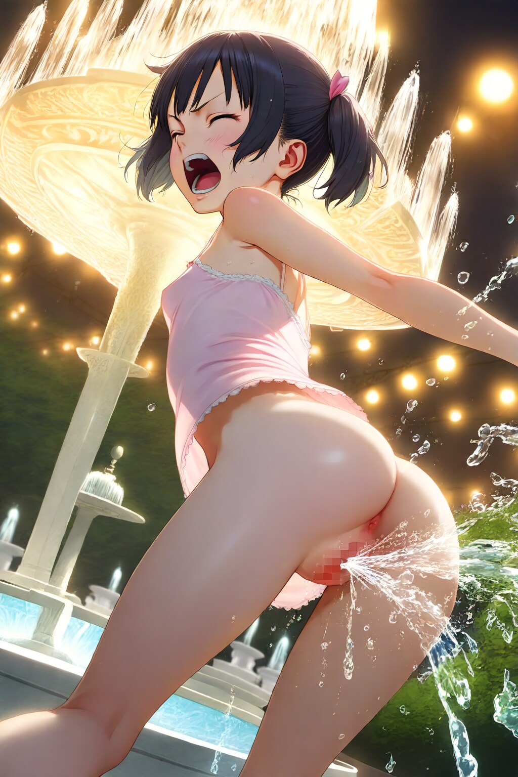あっちこっちで噴水