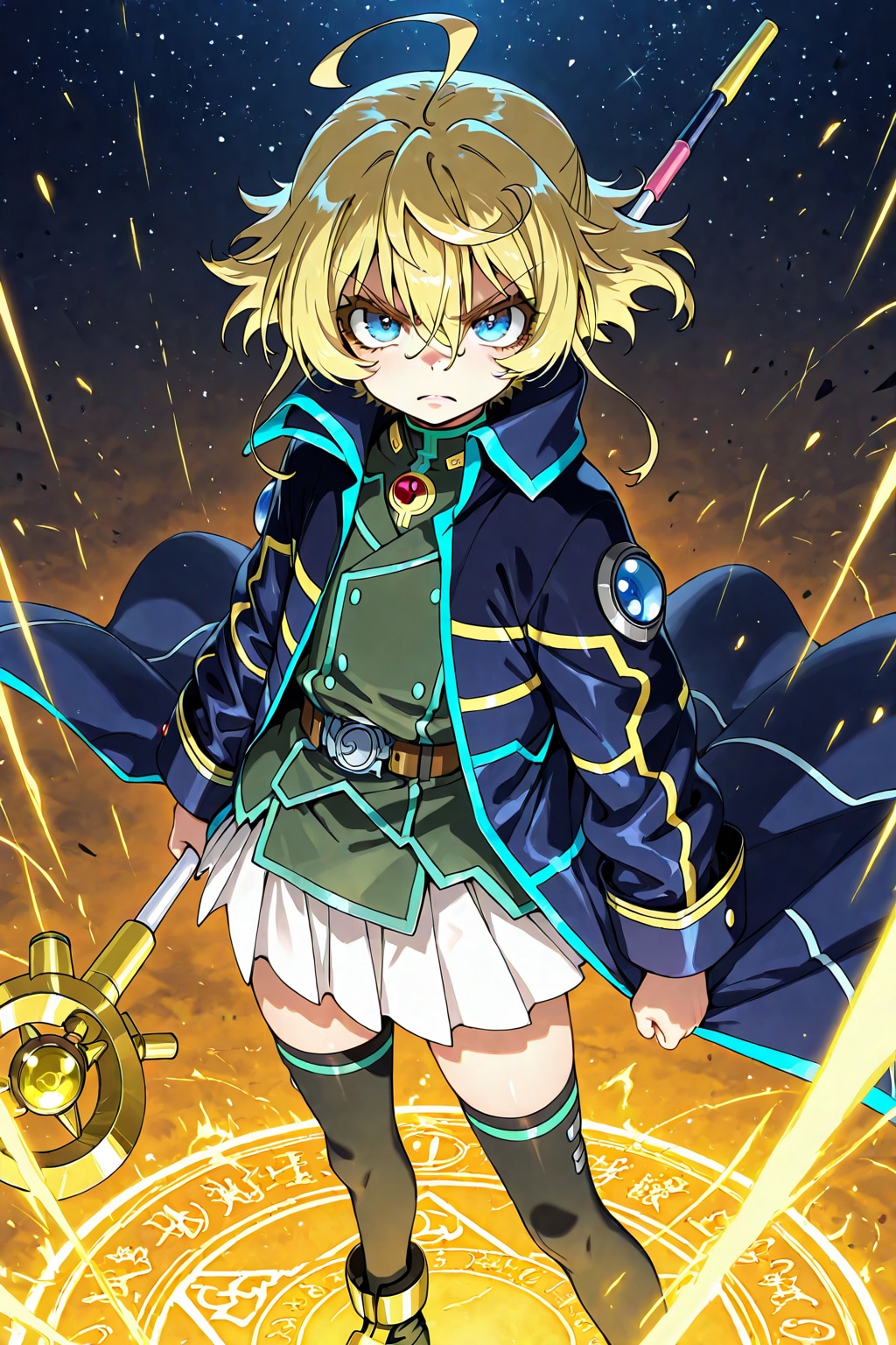 なのはのバリアジャケットをターニャに着せたいんだけど上手くいかねえ…