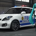 初音ミクとスイフトスポーツFBIパトロールカー 3枚目