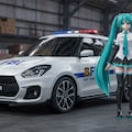初音ミクとスイフトスポーツFBIパトロールカー 2枚目