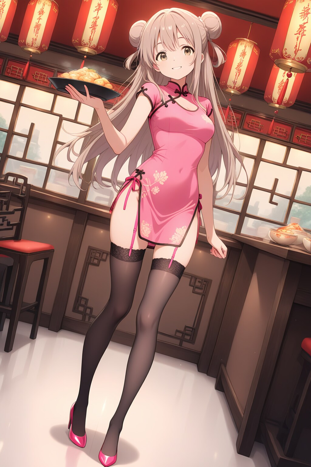 ピンクチャイナ服